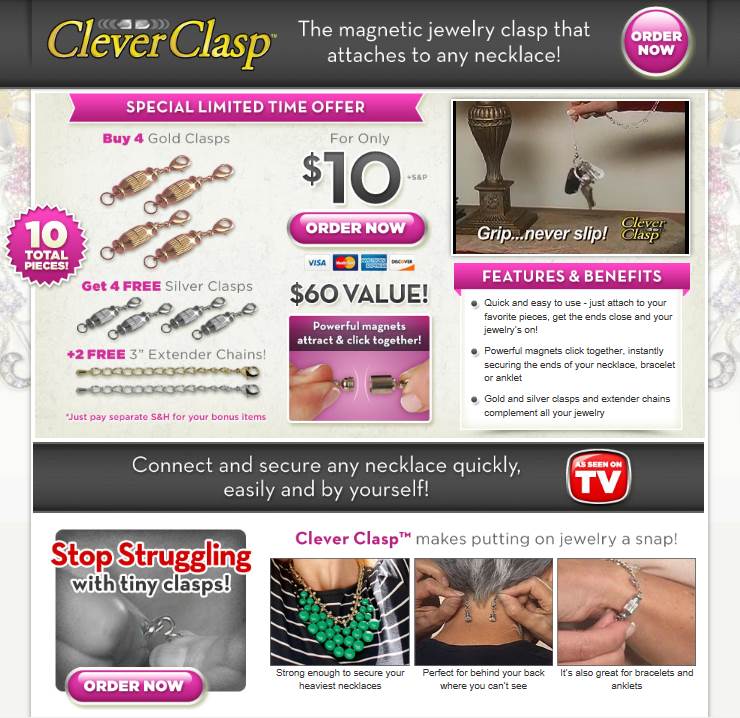 As Seen On TV Clever Clasp